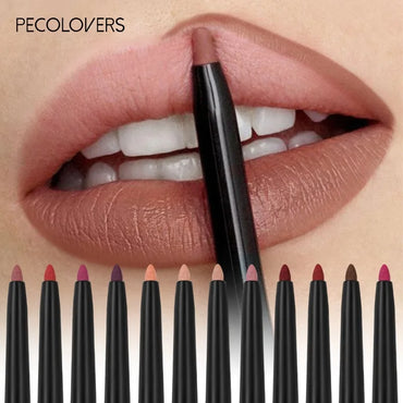 Waterproof Matte Lipliner Pencil – Long-Lasting, Non-Stick & Moisturizing Lip Contour