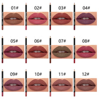 12-Piece Long-Lasting Lipstick Set