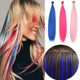 clip in hair extensions rainbow  | Shopsglam