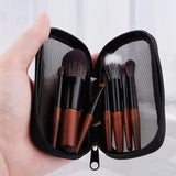 mini travel makeup brush set