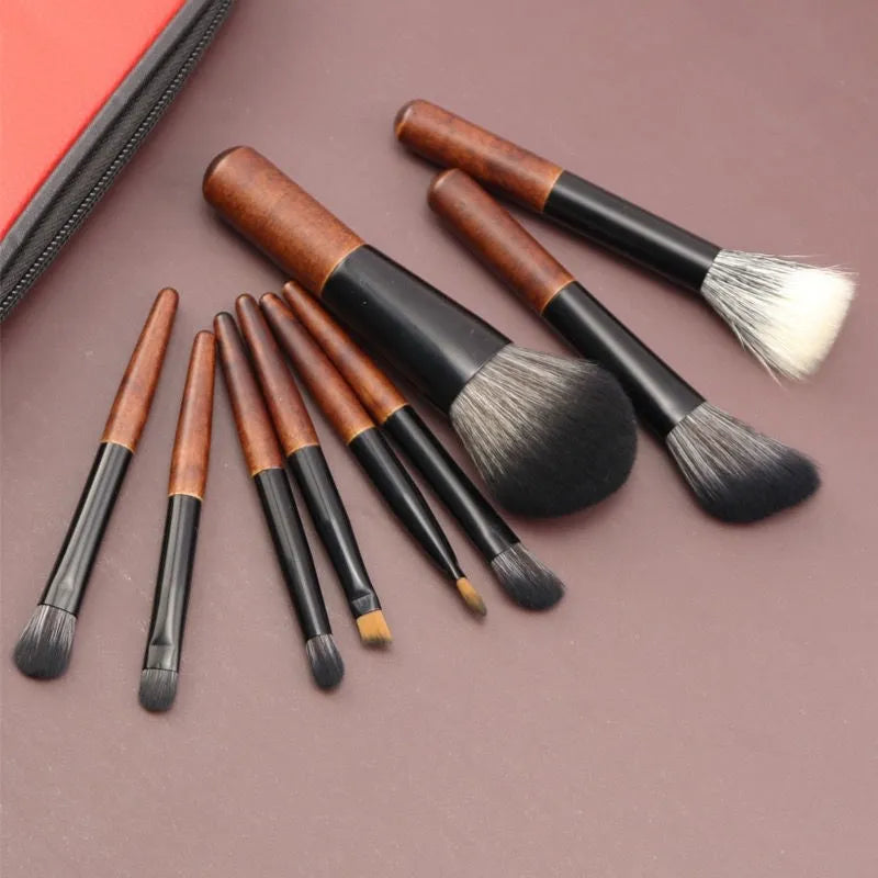 black makeup brush set | Shopsglam