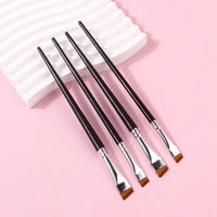 4PCS Liquid Eyeliner & Eyebrow Brush Set
