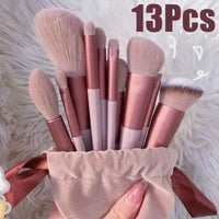 13PCS Makeup Brush Set – Soft & Professional Cosmetic Brushes with Storage Bag