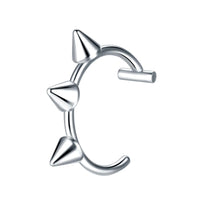 1Pc Stainless Steel Fake Mouth Ring