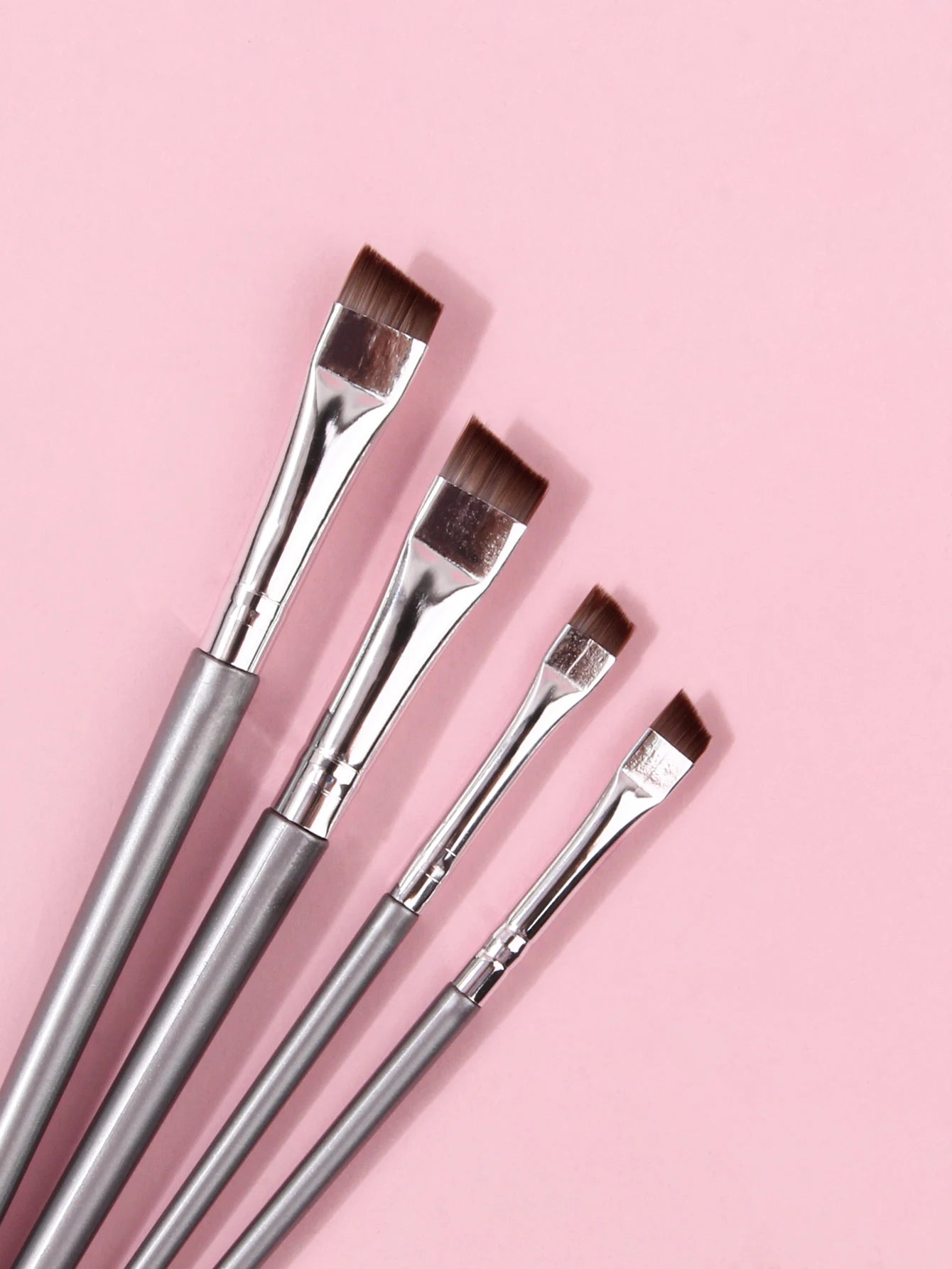 4PCS Liquid Eyeliner & Eyebrow Brush Set