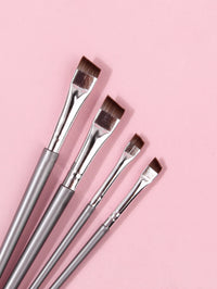 4PCS Liquid Eyeliner & Eyebrow Brush Set