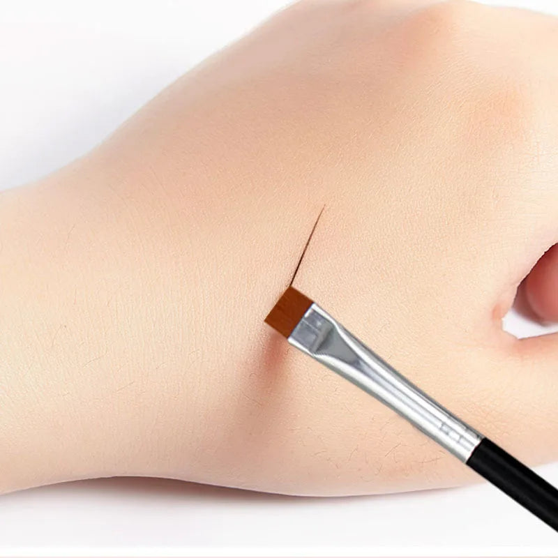 Flat Eyebrow Brush – Ultra-Thin Eyeliner & Brow