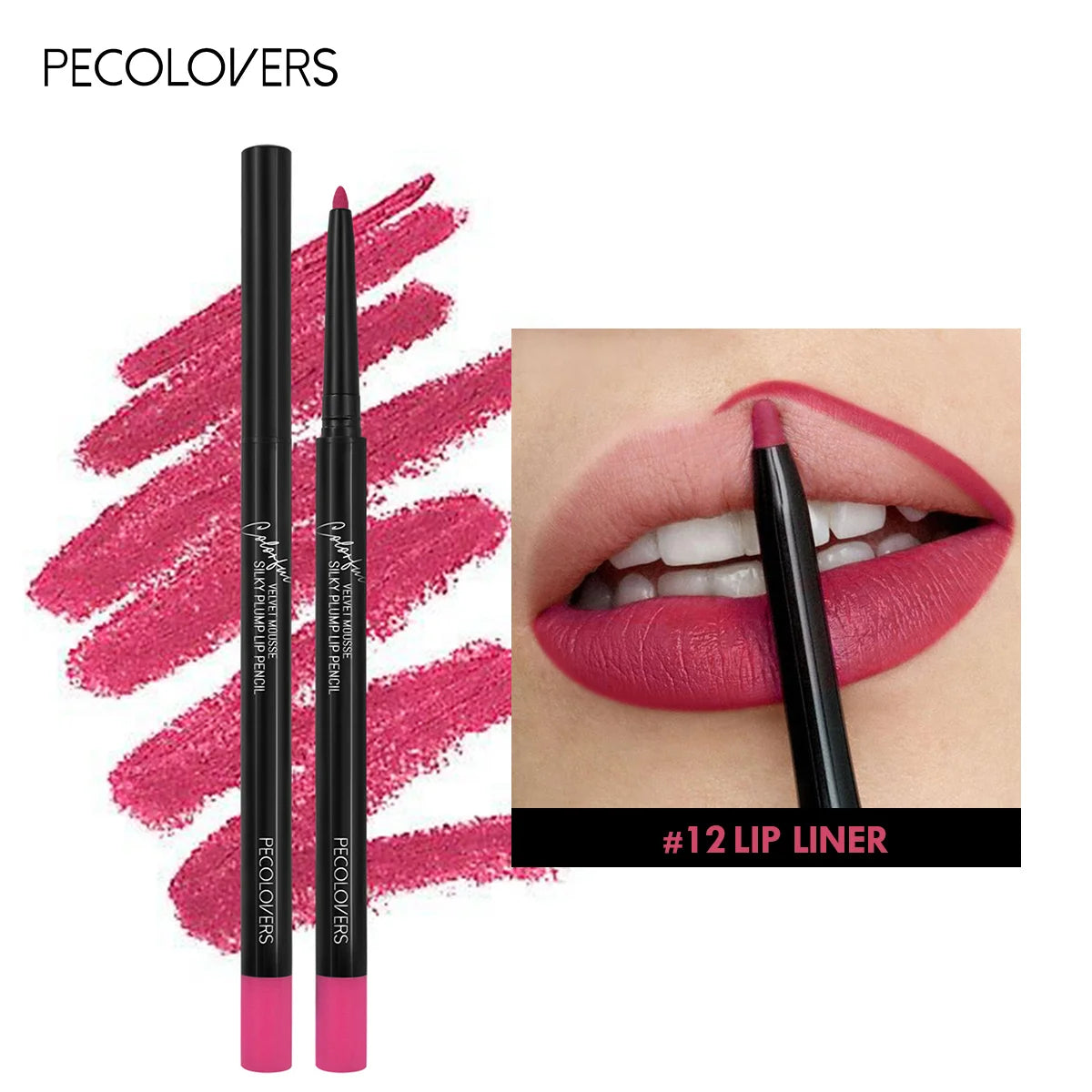 Waterproof Matte Lipliner Pencil – Long-Lasting, Non-Stick & Moisturizing Lip Contour