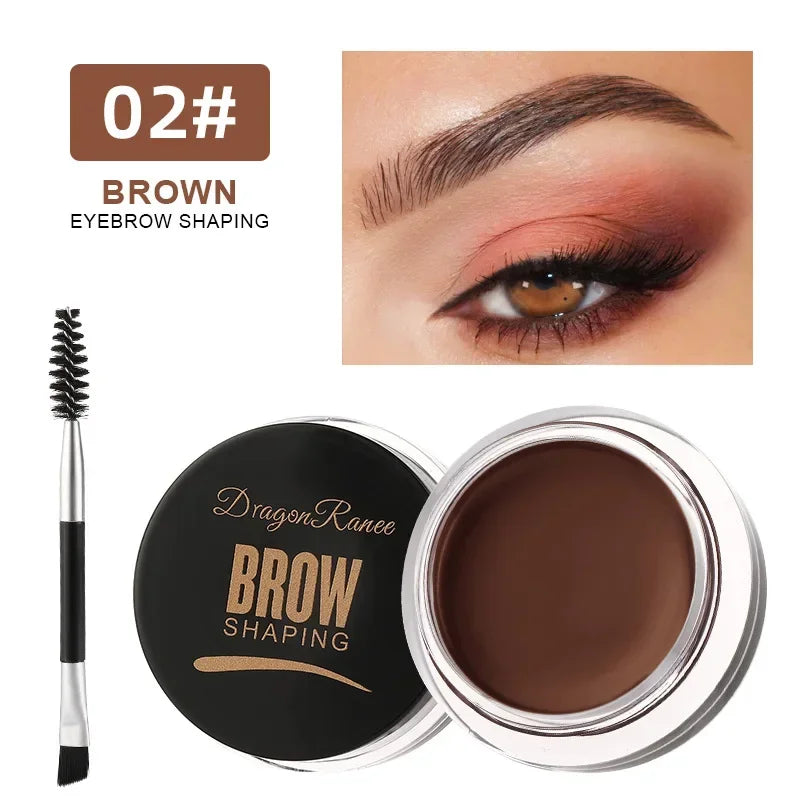 Matte Brown Eyebrow Cream – Natural Tint for Defined Brows
