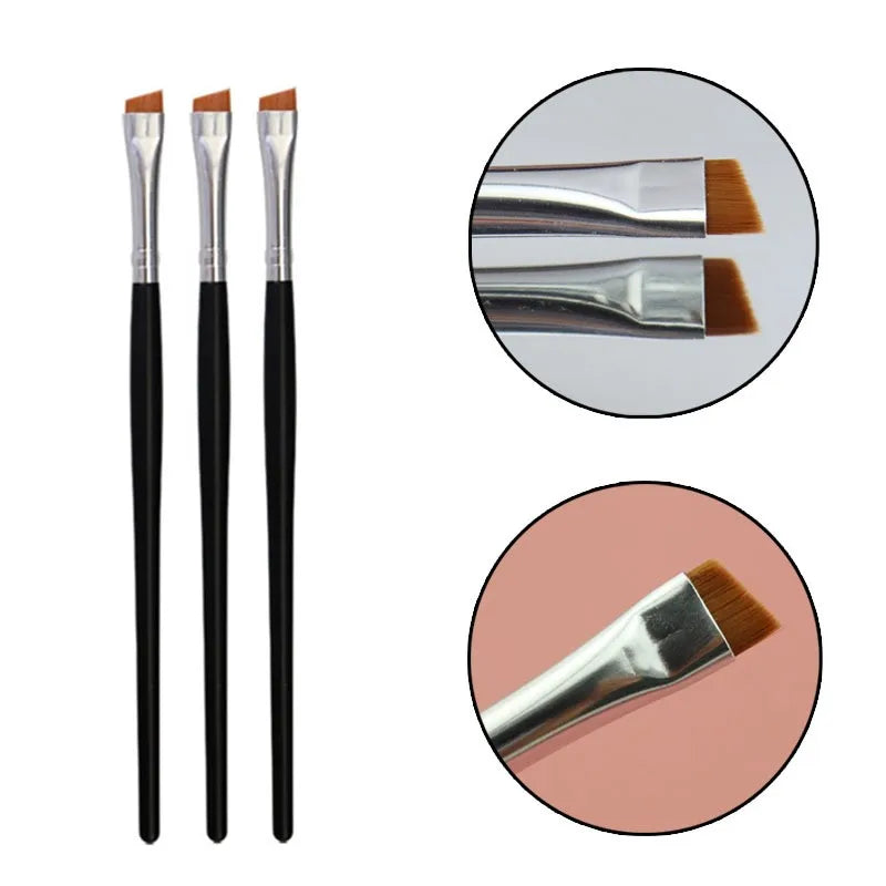 Flat Eyebrow Brush – Ultra-Thin Eyeliner & Brow