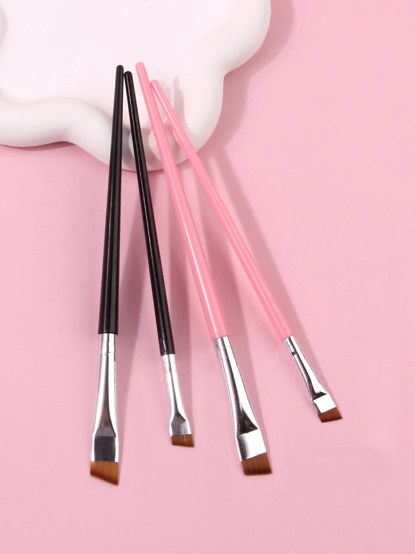 4PCS Liquid Eyeliner & Eyebrow Brush Set