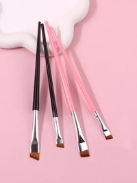 4PCS Liquid Eyeliner & Eyebrow Brush Set