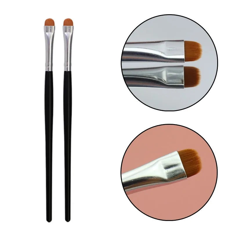 Flat Eyebrow Brush – Ultra-Thin Eyeliner & Brow