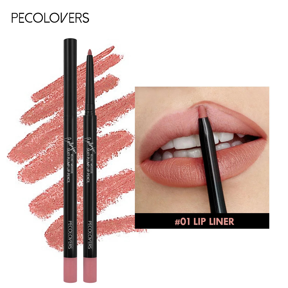Waterproof Matte Lipliner Pencil – Long-Lasting, Non-Stick & Moisturizing Lip Contour