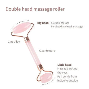 Roller & Gua Sha Facial Massage Set