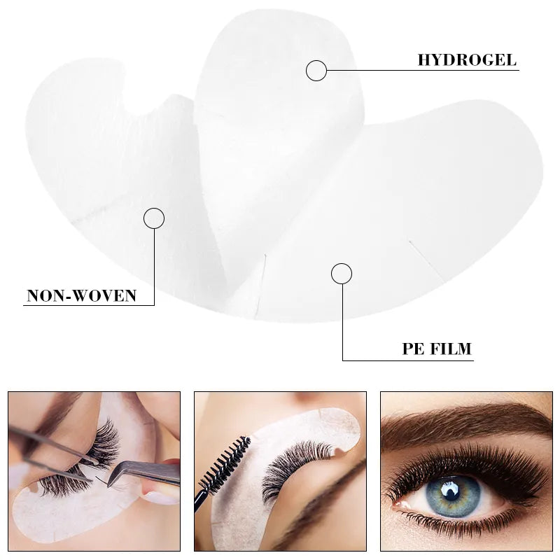 black under eye pads for lash extensions | Shopsglam