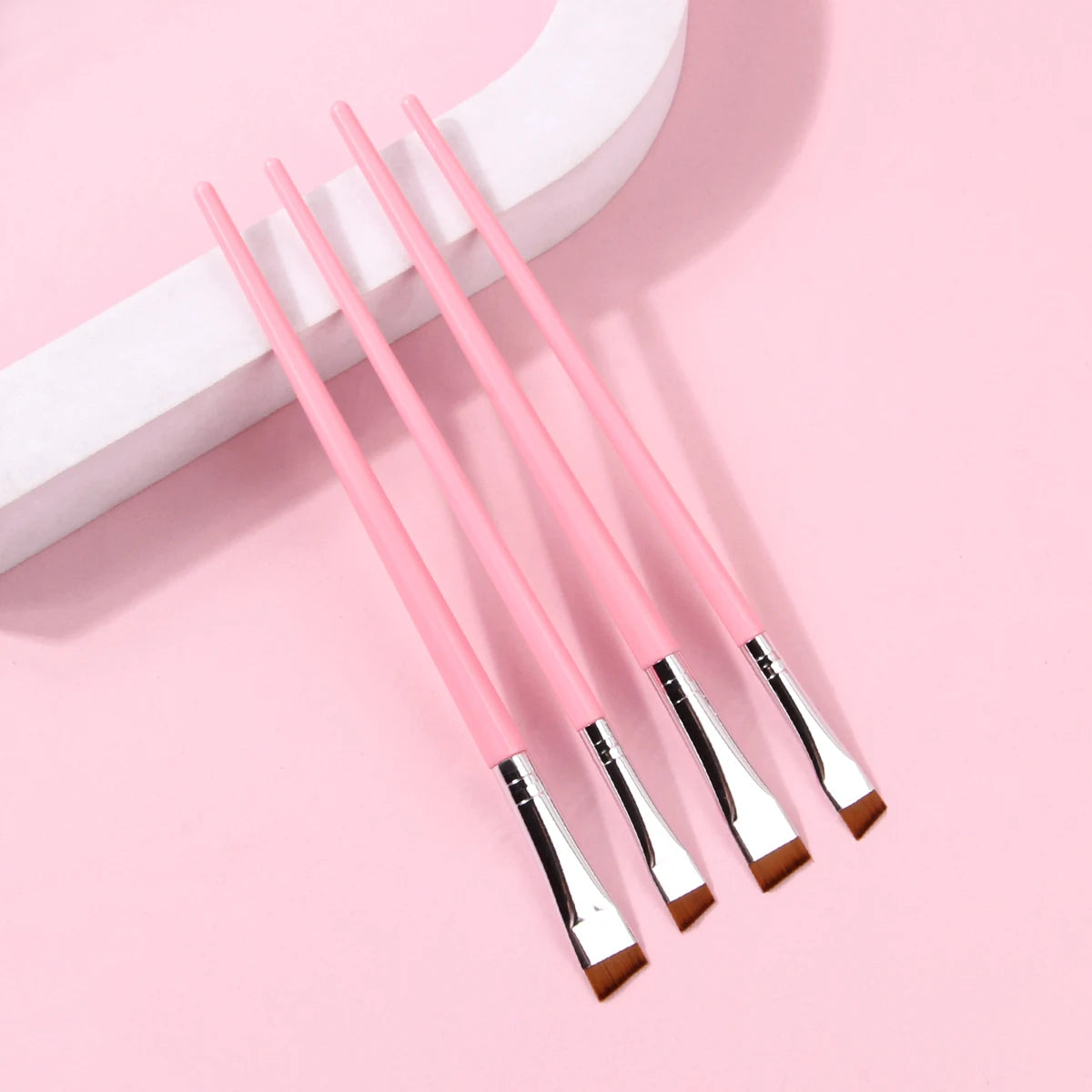 4PCS Liquid Eyeliner & Eyebrow Brush Set