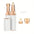 Rechargeable 2-in-1 Eyebrow Razor & Hair Shaver with LED Light