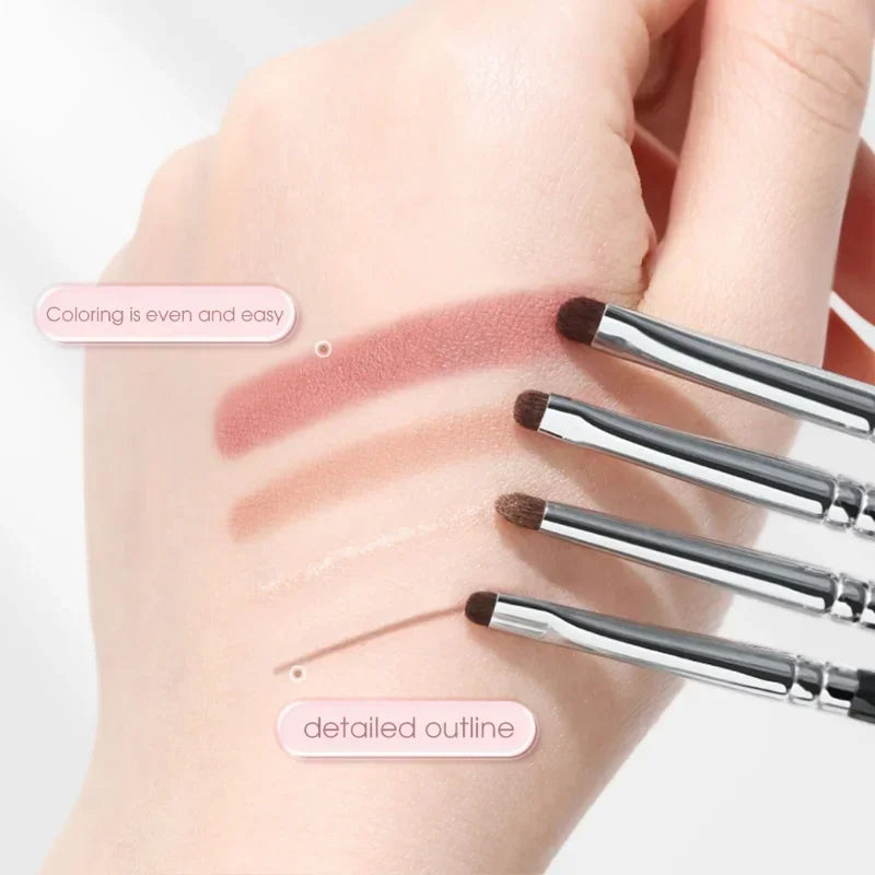 1/4Pcs Flat Eyes Makeup Brushes