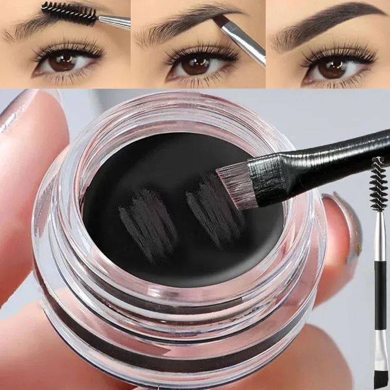 Matte Brown Eyebrow Cream – Natural Tint for Defined Brows