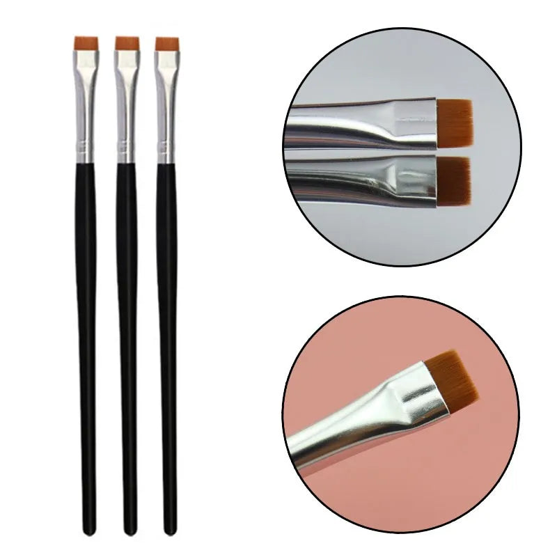 Flat Eyebrow Brush – Ultra-Thin Eyeliner & Brow