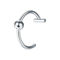1Pc Stainless Steel Fake Mouth Ring