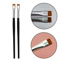 Flat Eyebrow Brush – Ultra-Thin Eyeliner & Brow
