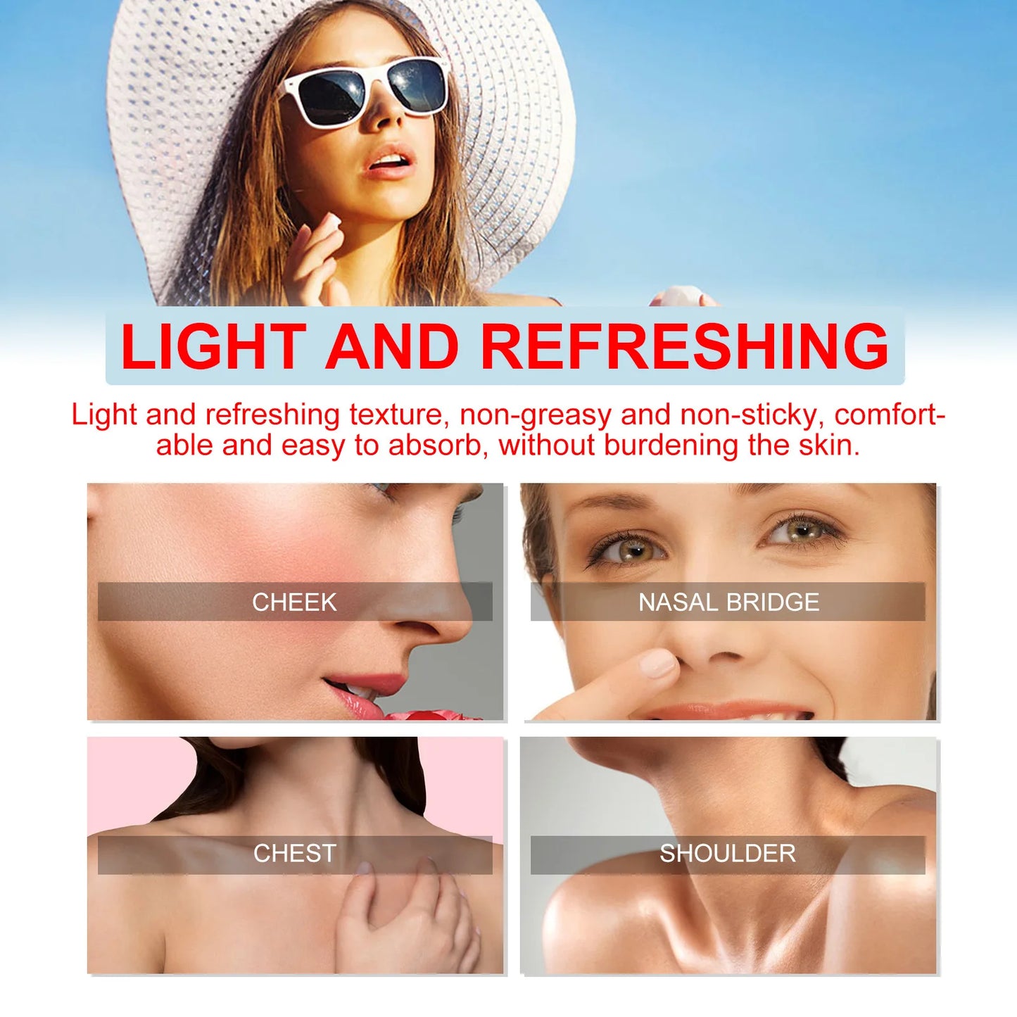 Cotton Soft Sun Stick SPF 50+ PA++++ – Oil-Control & Moisturizing Sunscreen