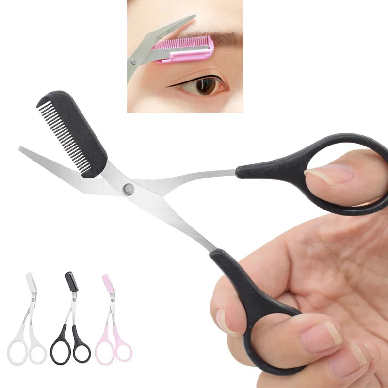 eyebrow scissor with comb