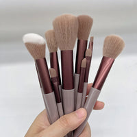 13PCS Makeup Brush Set – Soft & Professional Cosmetic Brushes with Storage Bag