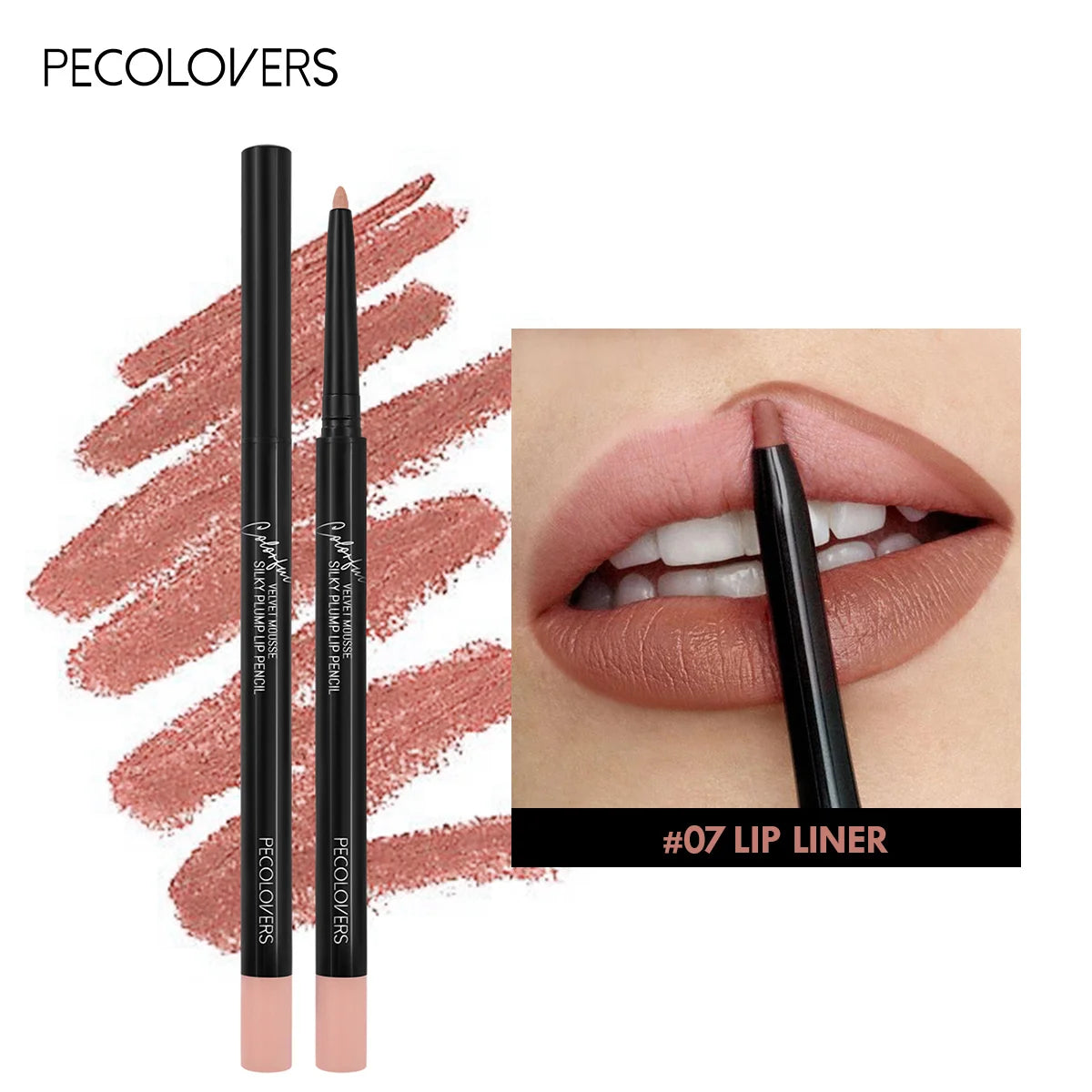 Waterproof Matte Lipliner Pencil – Long-Lasting, Non-Stick & Moisturizing Lip Contour