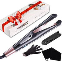 2-in-1 Hair Straightener & Curler – Professional Fast-Heating Styling Tool