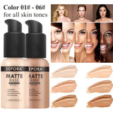 30ml SEPORA Liquid Foundation Waterproof Long Lasting