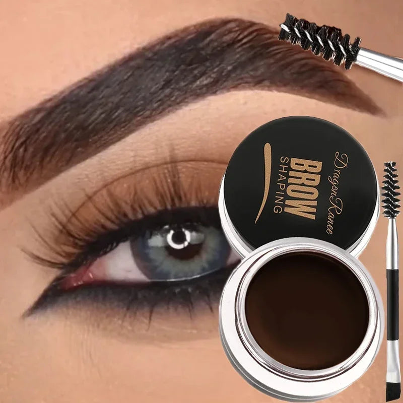 Matte Brown Eyebrow Cream – Natural Tint for Defined Brows