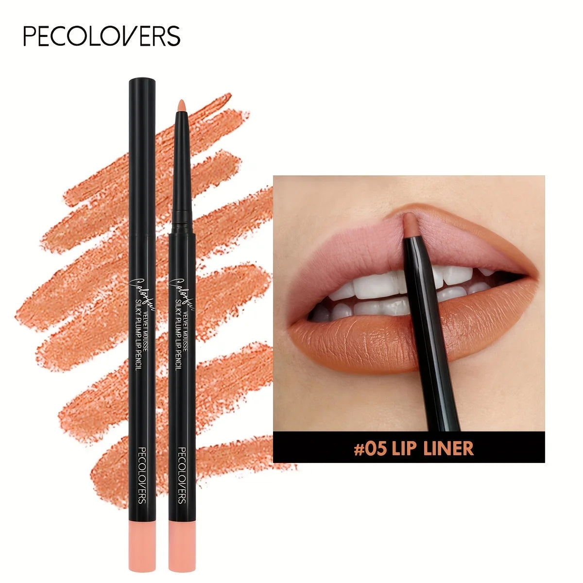Waterproof Matte Lipliner Pencil – Long-Lasting, Non-Stick & Moisturizing Lip Contour