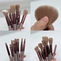 13PCS Makeup Brush Set – Soft & Professional Cosmetic Brushes with Storage Bag