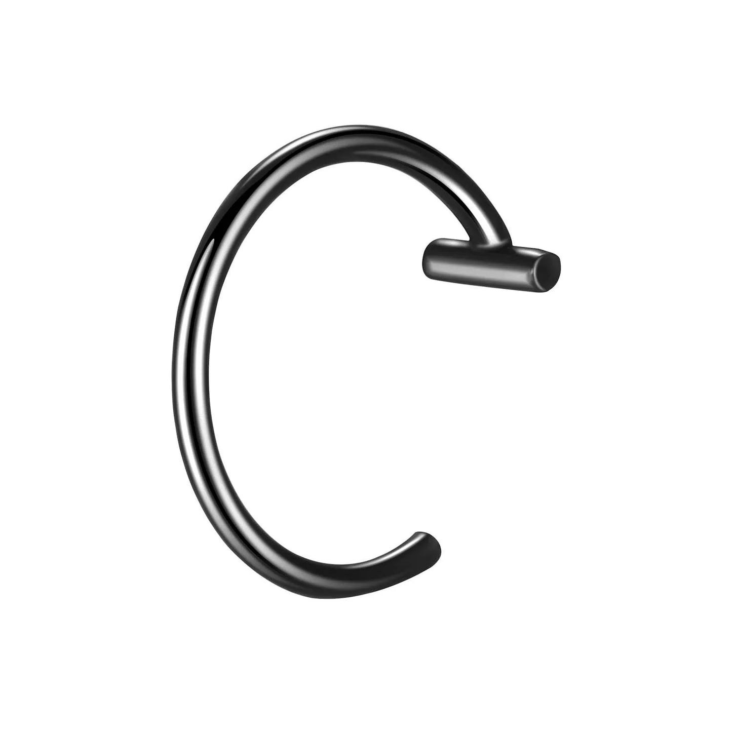 1Pc Stainless Steel Fake Mouth Ring
