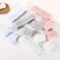 Coral Velvet Facial Hairband