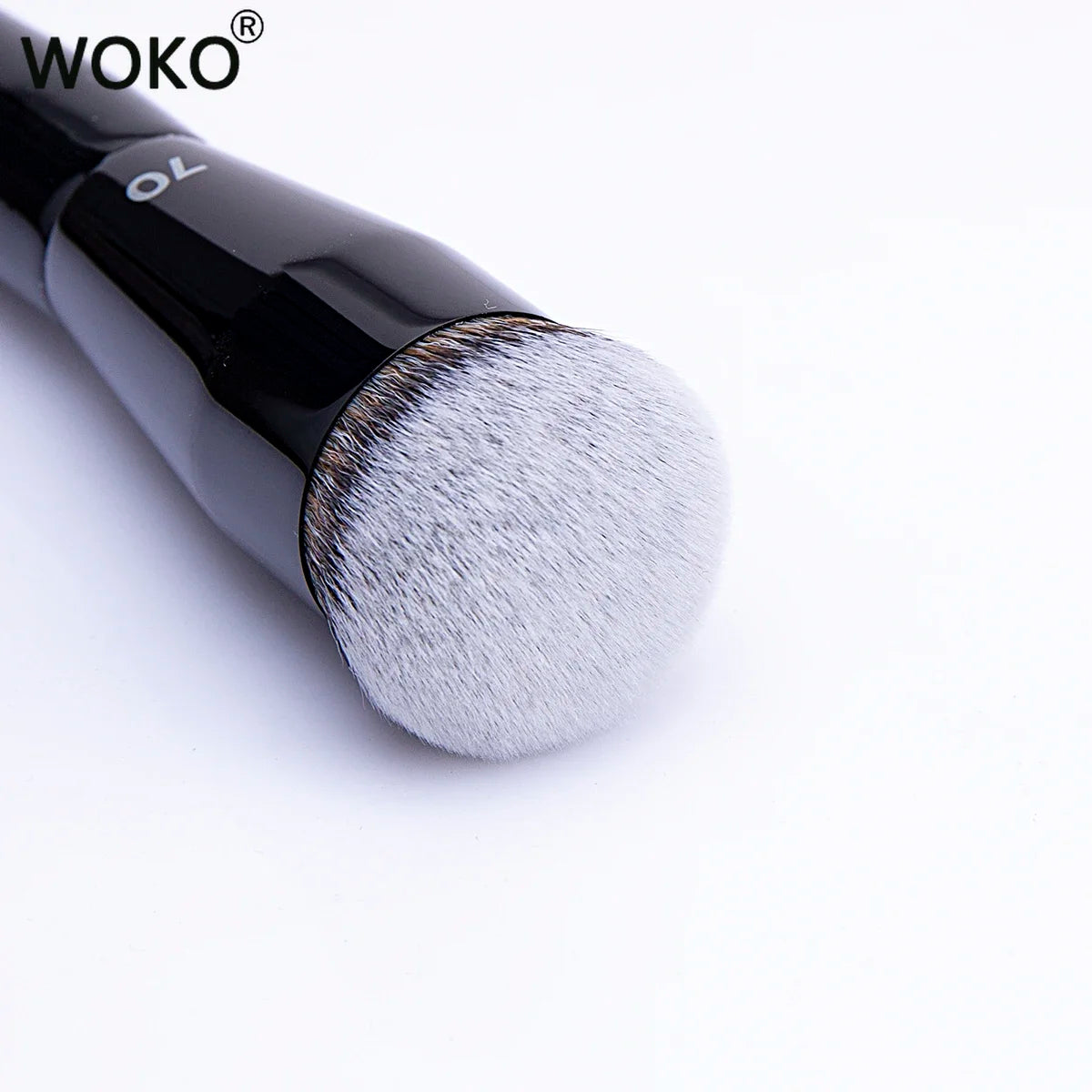 Flat Top Foundation Makeup Brush – Angled Synthetic Brush for Flawless Blending