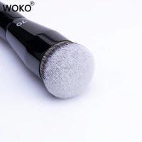 Flat Top Foundation Makeup Brush – Angled Synthetic Brush for Flawless Blending