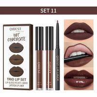 3-Piece Matte Liquid Lipstick & Lip Liner Se