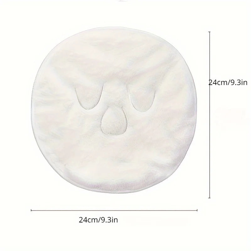 Three-Hole Face Washing Towel – Soft, Absorbent & Reusable