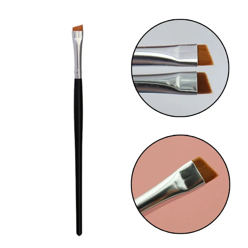 Flat Eyebrow Brush – Ultra-Thin Eyeliner & Brow