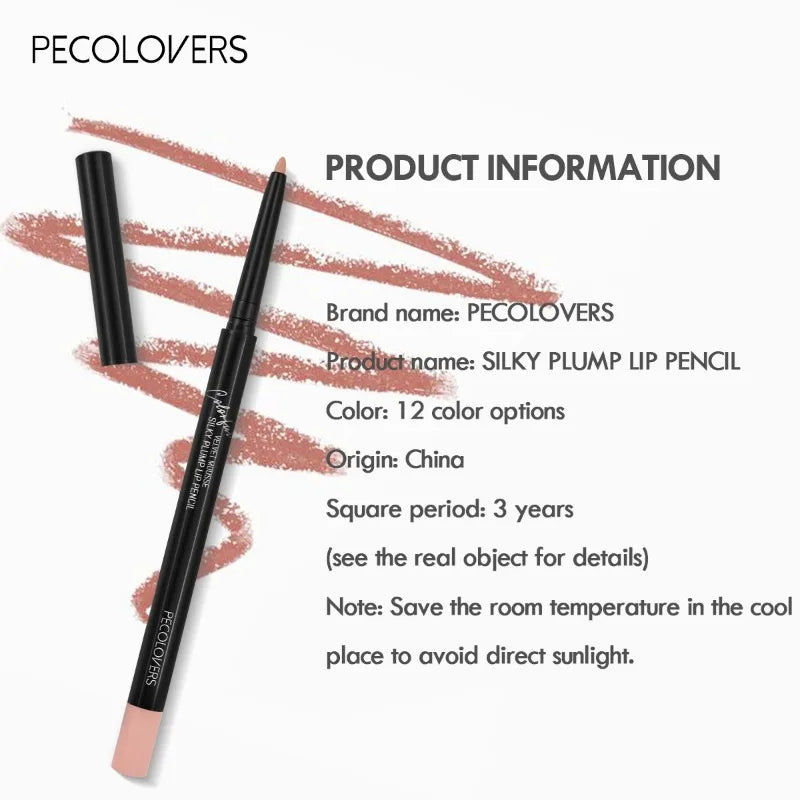 Waterproof Matte Lipliner Pencil – Long-Lasting, Non-Stick & Moisturizing Lip Contour
