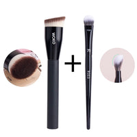 Flat Top Foundation Makeup Brush – Angled Synthetic Brush for Flawless Blending