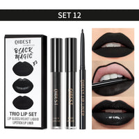 3-Piece Matte Liquid Lipstick & Lip Liner Se