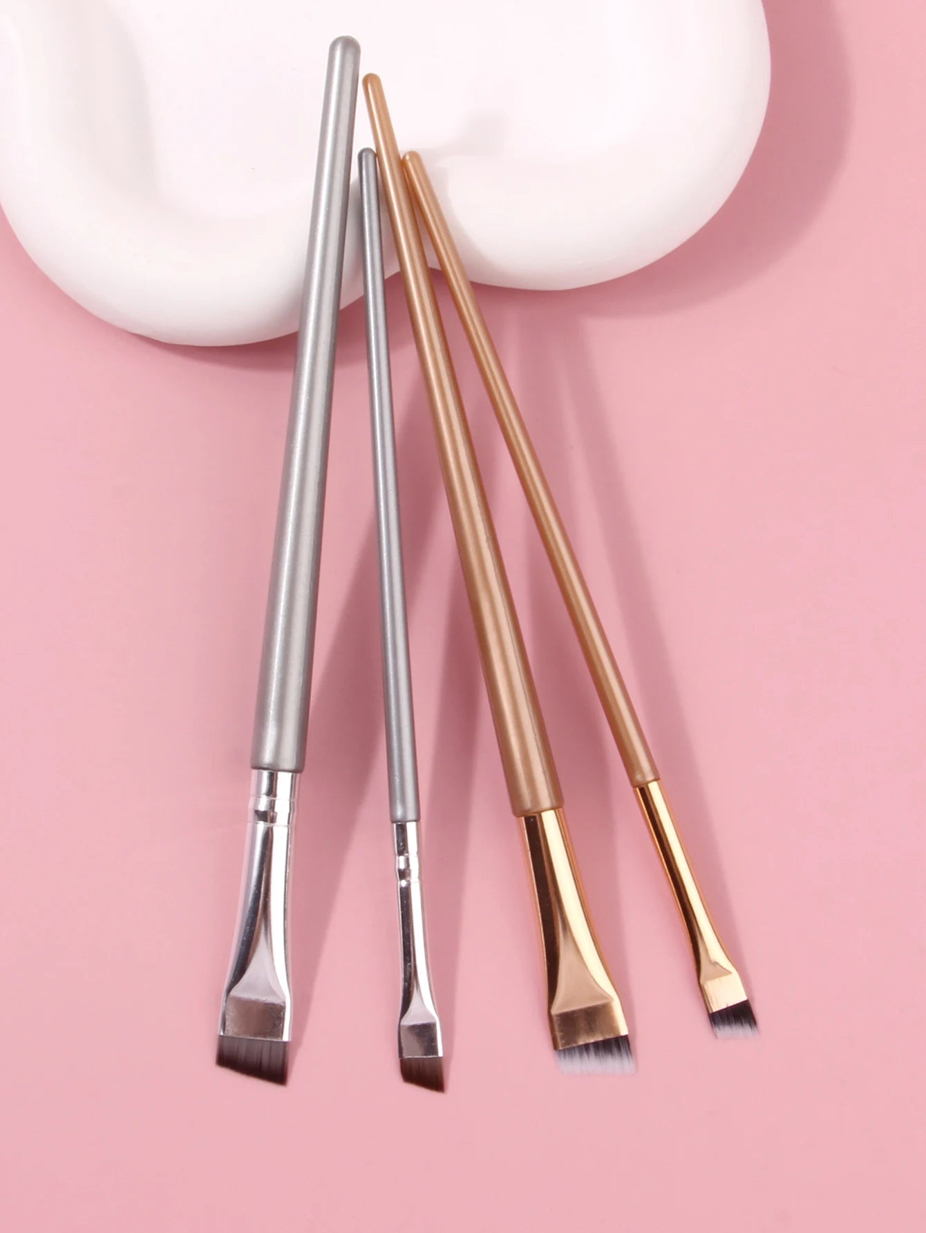 4PCS Liquid Eyeliner & Eyebrow Brush Set