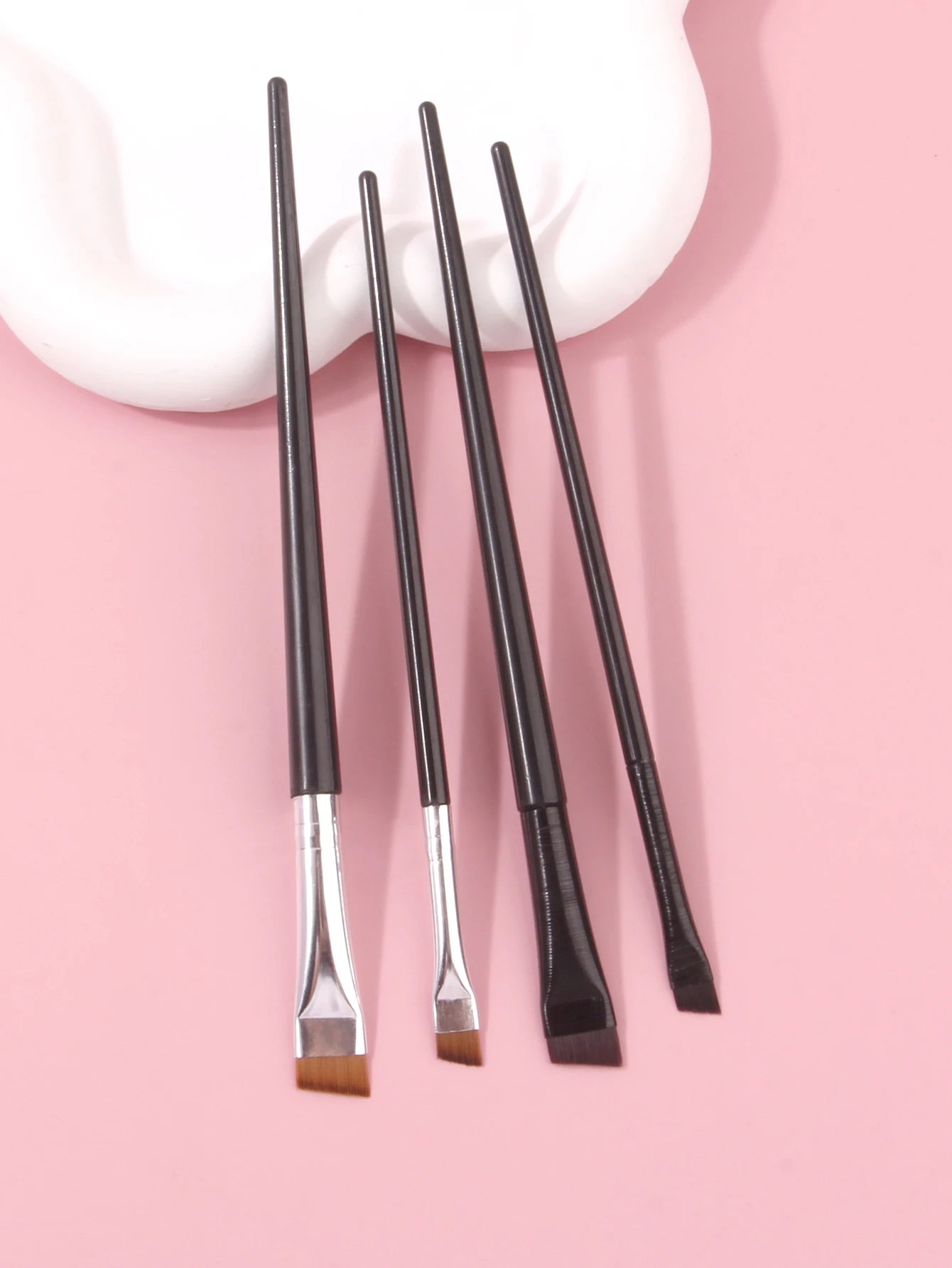 4PCS Liquid Eyeliner & Eyebrow Brush Set