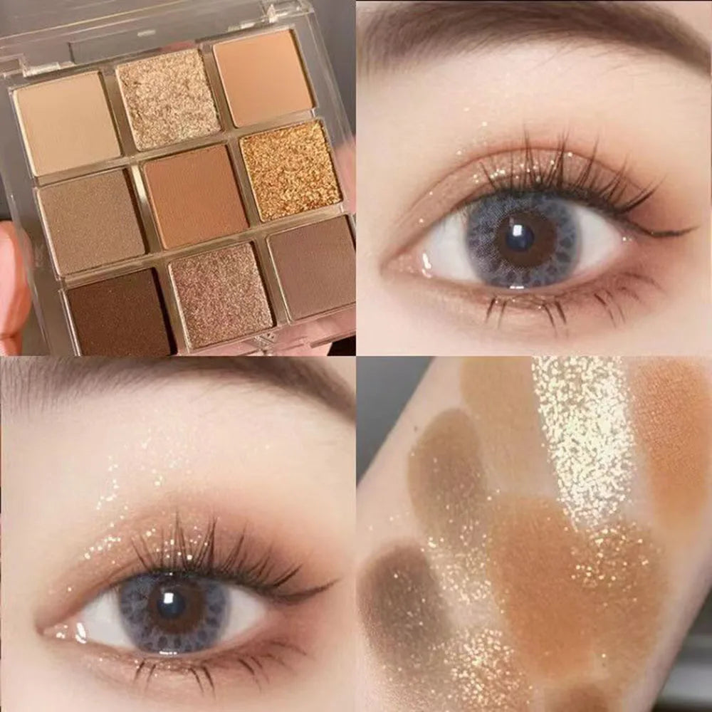 New Nine-Color Eyeshadow Palette