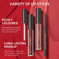 3-Piece Matte Liquid Lipstick & Lip Liner Se